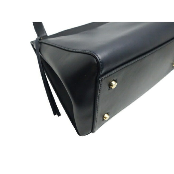 Celine Handbag Edge Medium Calf Black Blue - Picture 6 of 7